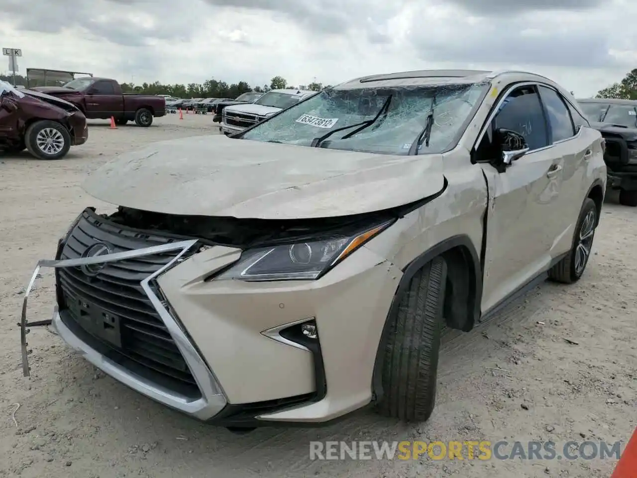 2 Photograph of a damaged car 2T2ZZMCAXKC145897 LEXUS RX350 2019