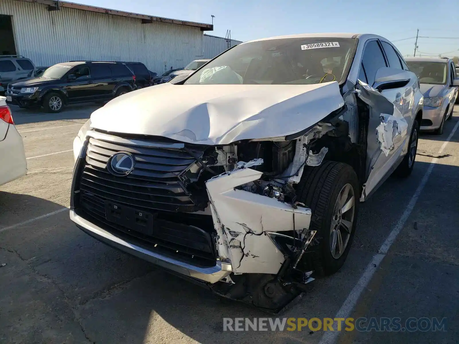 2 Фотография поврежденного автомобиля 2T2ZZMCAXKC146127 LEXUS RX350 2019