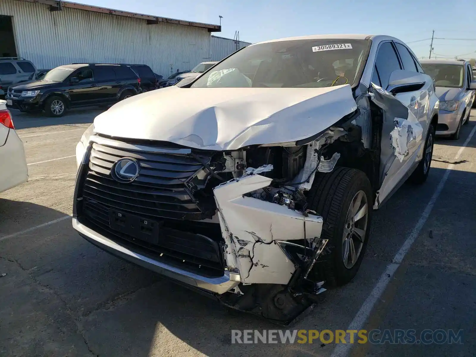 2 Photograph of a damaged car 2T2ZZMCAXKC146127 LEXUS RX350 2019