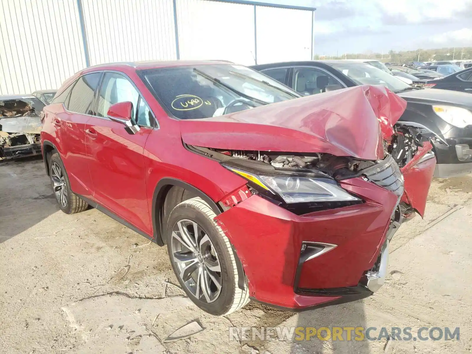 1 Photograph of a damaged car 2T2ZZMCAXKC148802 LEXUS RX350 2019