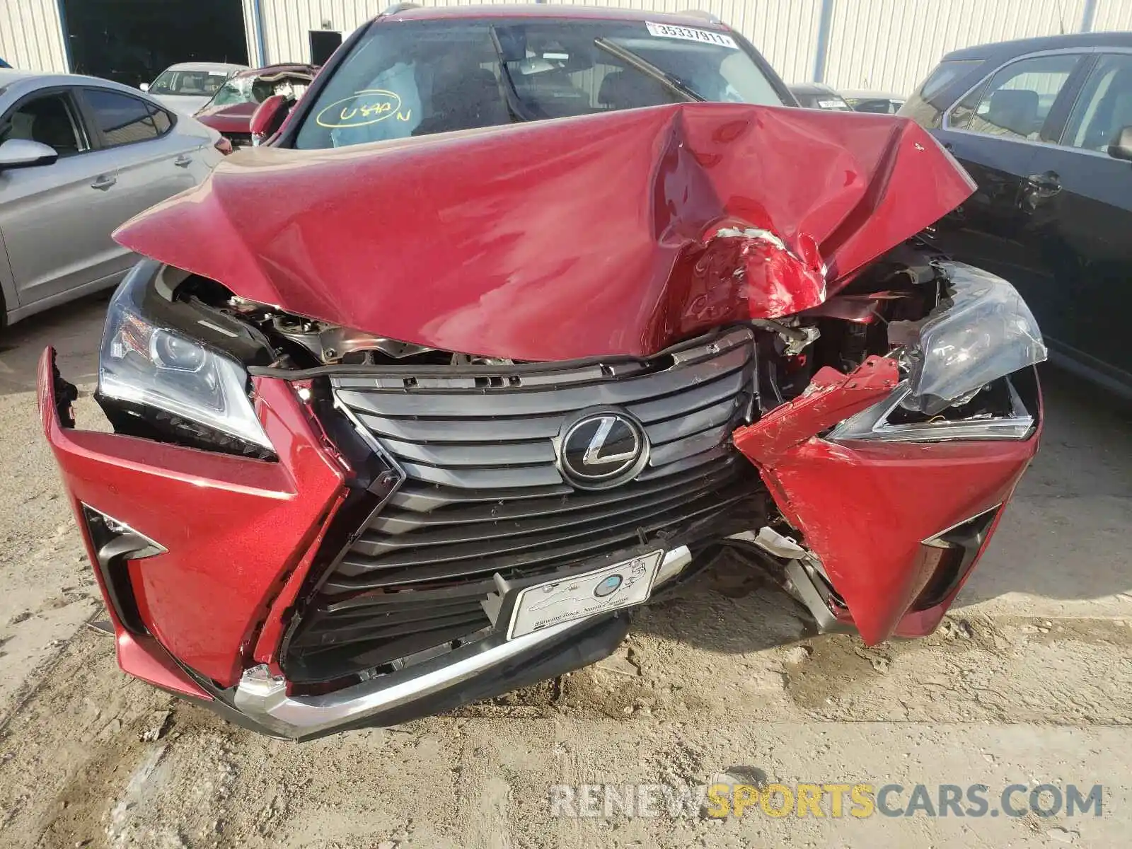 9 Photograph of a damaged car 2T2ZZMCAXKC148802 LEXUS RX350 2019