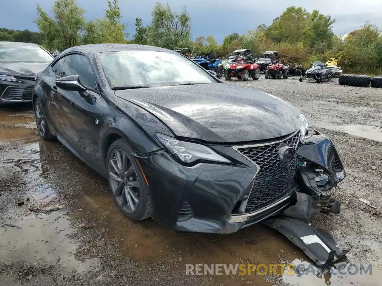 1 Photograph of a damaged car JTHHZ5BC0K5020282 LEXUS RX350 2019