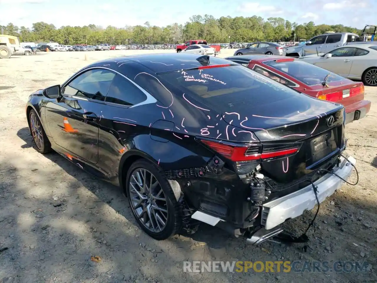 3 Photograph of a damaged car JTHHZ5BC0K5020377 LEXUS RX350 2019