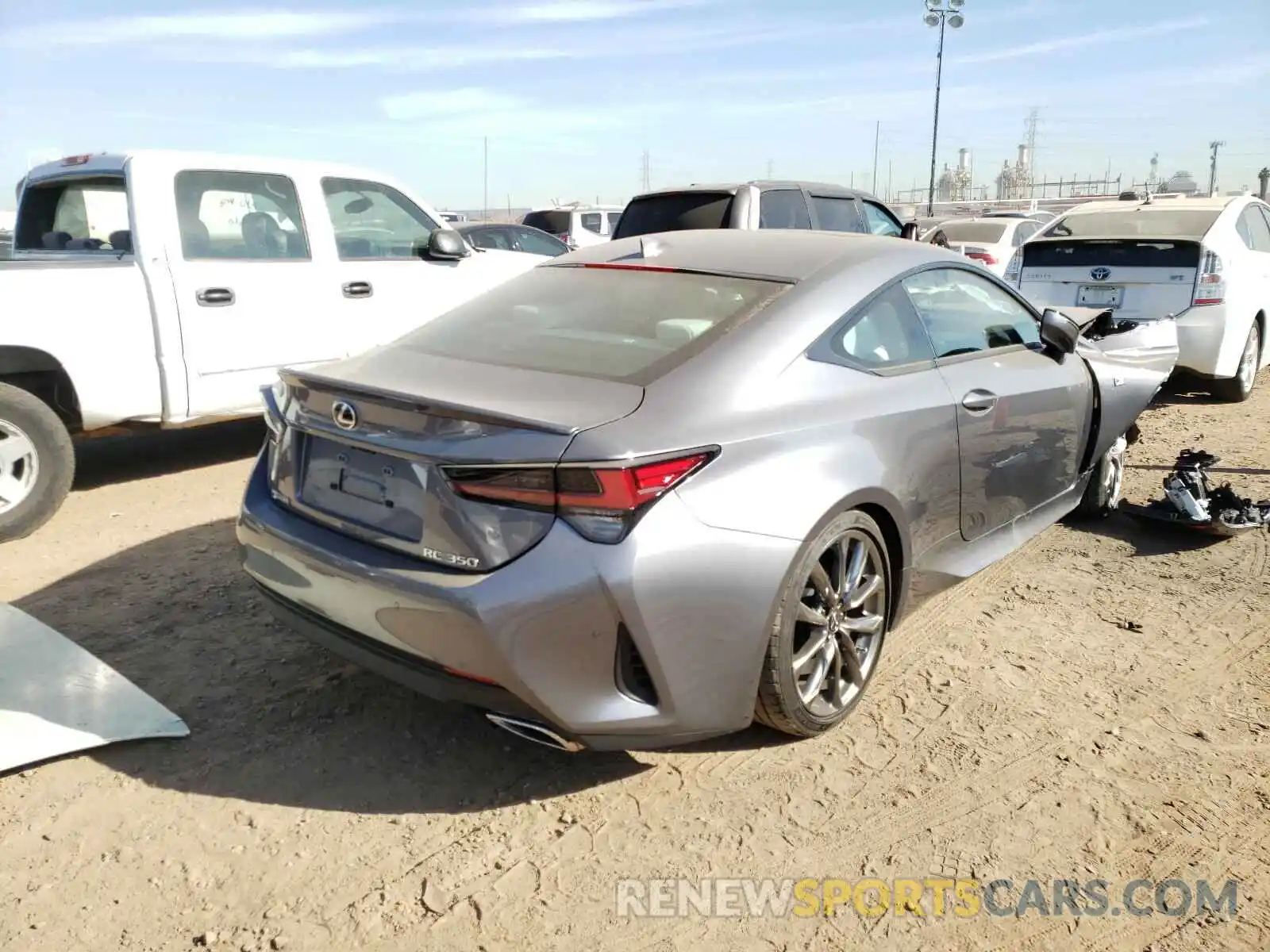 4 Photograph of a damaged car JTHHZ5BC1K5020596 LEXUS RX350 2019