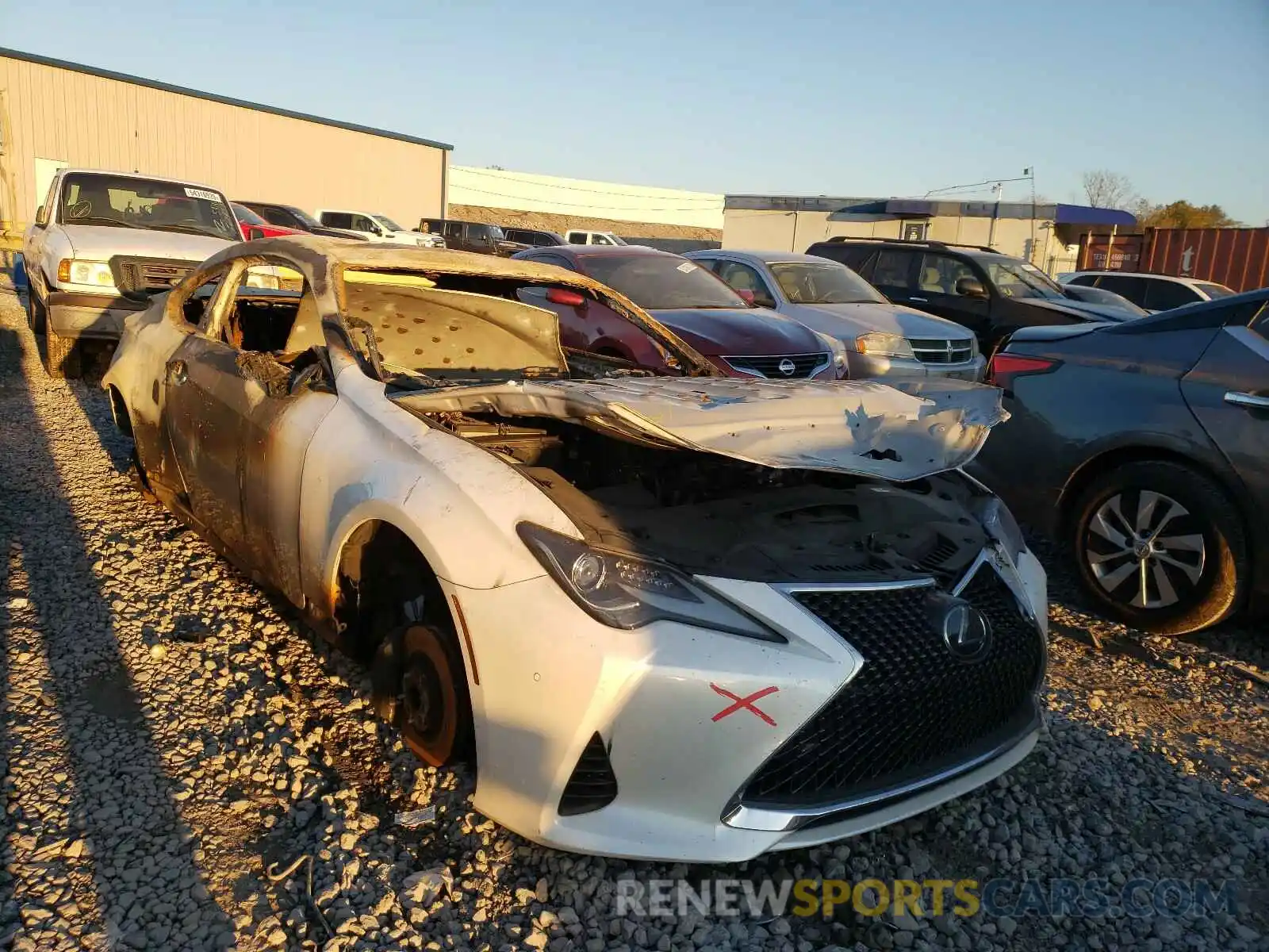 1 Photograph of a damaged car JTHHZ5BC2K5021563 LEXUS RX350 2019