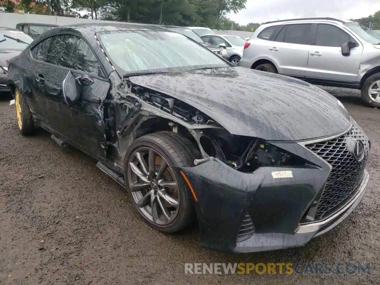 1 Photograph of a damaged car JTHHZ5BC4K5019328 LEXUS RX350 2019