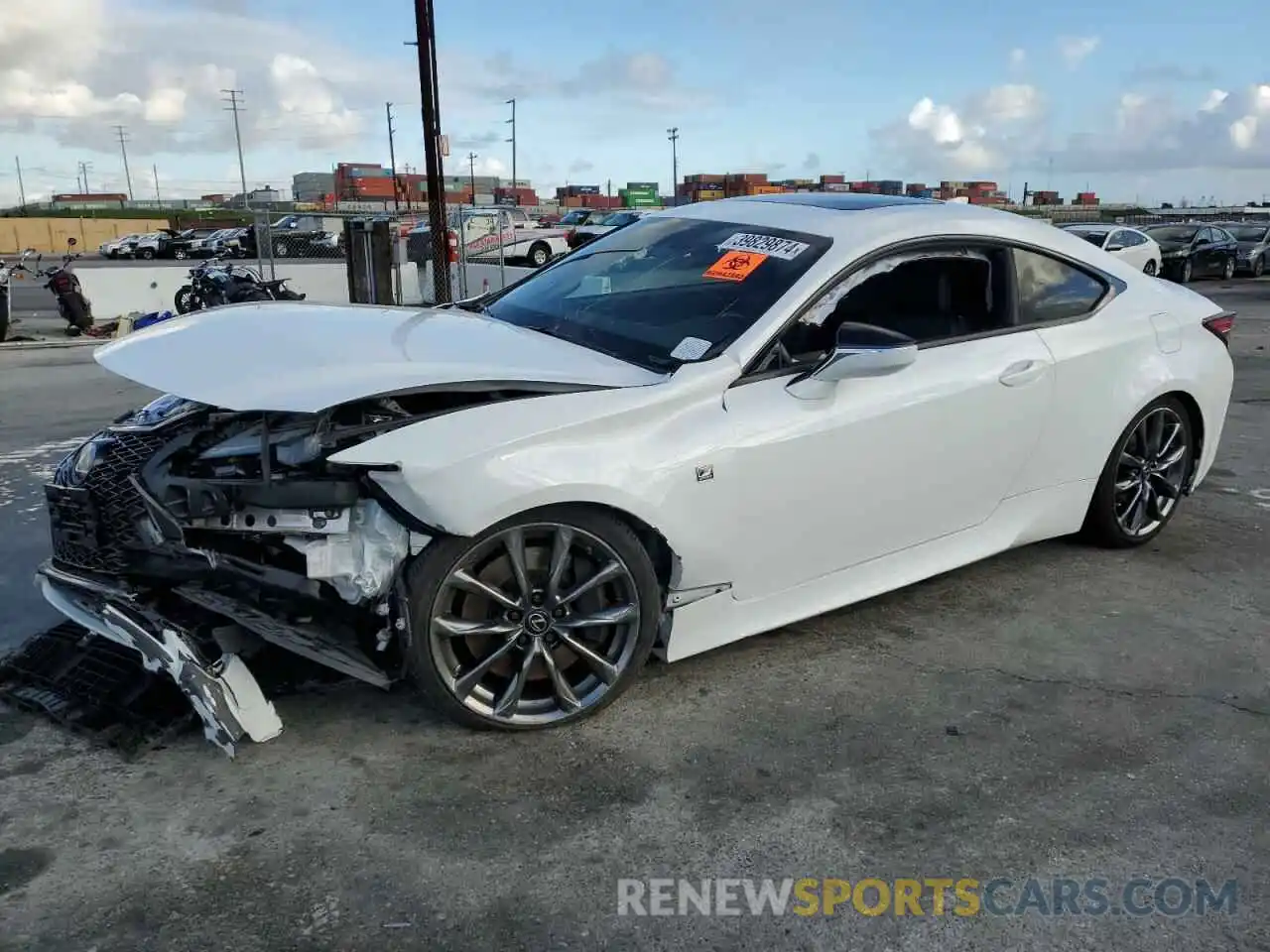 1 Photograph of a damaged car JTHHZ5BC7K5020926 LEXUS RX350 2019