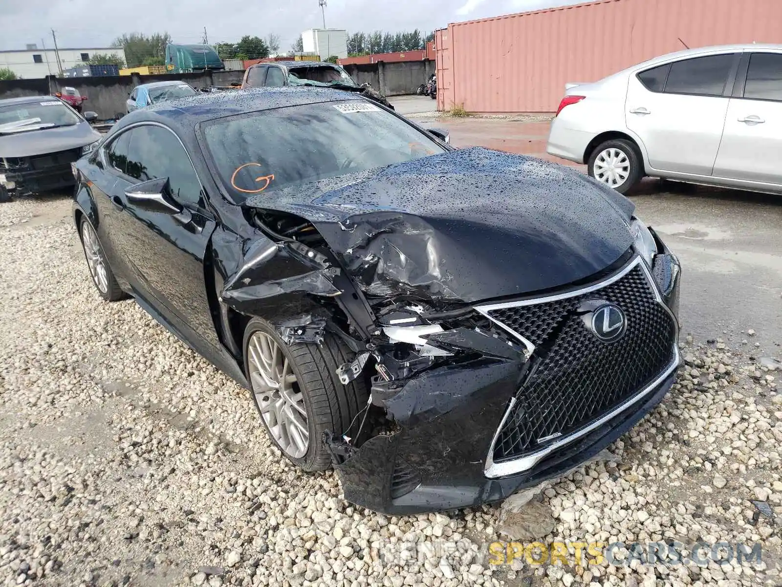 1 Photograph of a damaged car JTHHZ5BC7K5021008 LEXUS RX350 2019