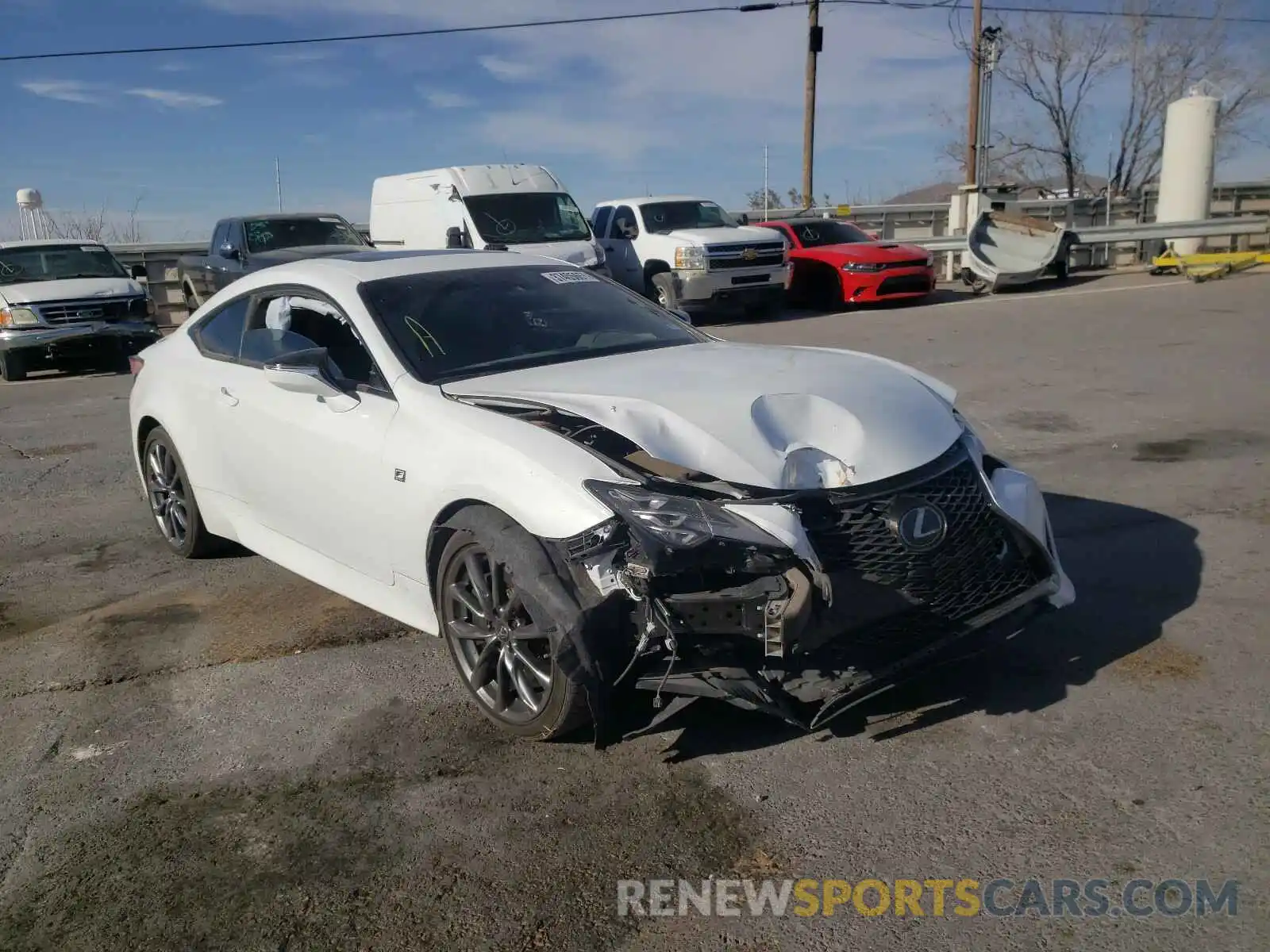 1 Photograph of a damaged car JTHHZ5BC7K5021641 LEXUS RX350 2019