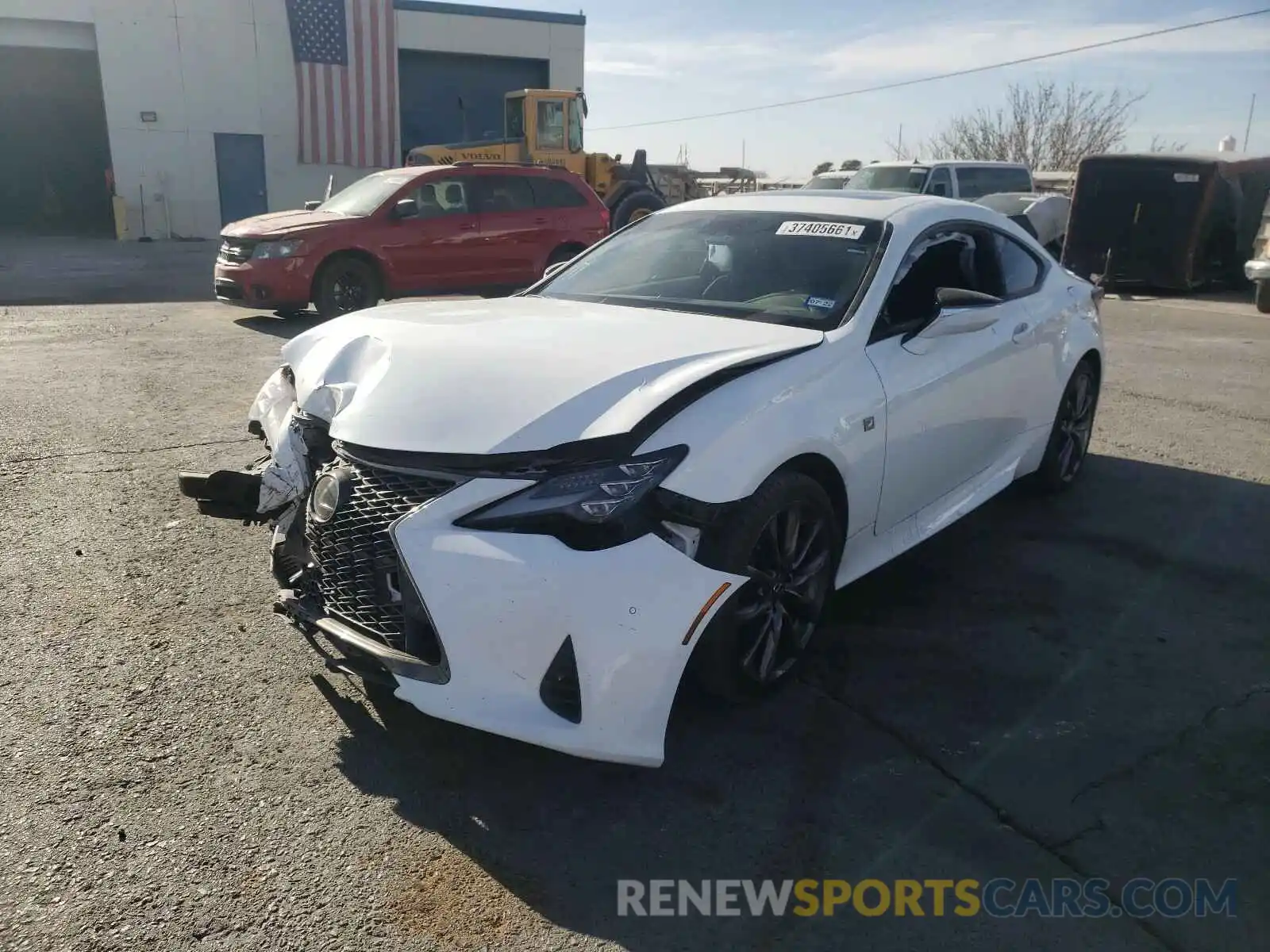 2 Photograph of a damaged car JTHHZ5BC7K5021641 LEXUS RX350 2019