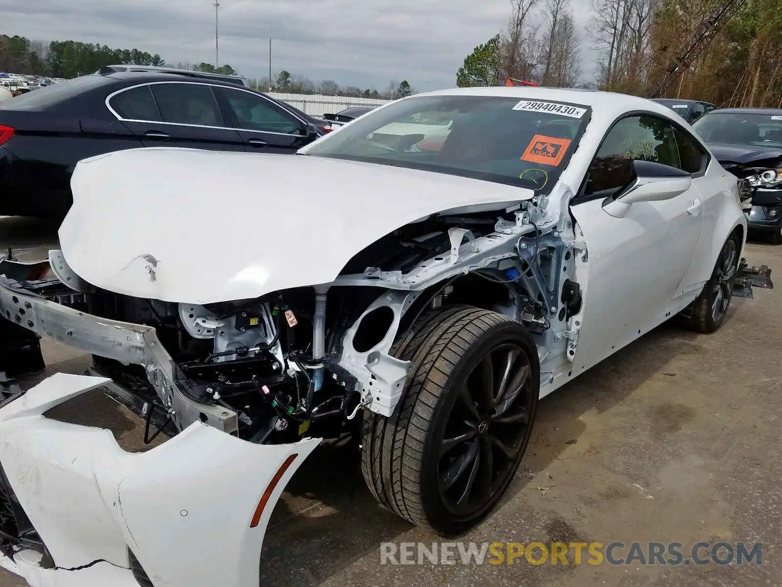 2 Photograph of a damaged car JTHHZ5BCXK5019561 LEXUS RX350 2019