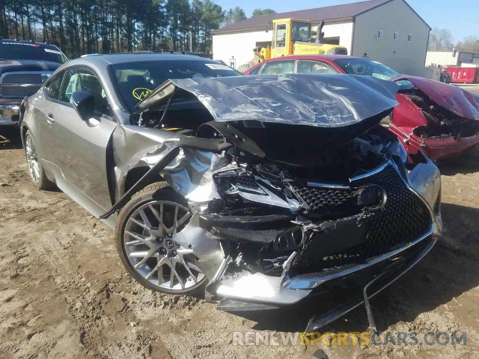 1 Photograph of a damaged car JTHS85BC2K5004867 LEXUS RX350 2019