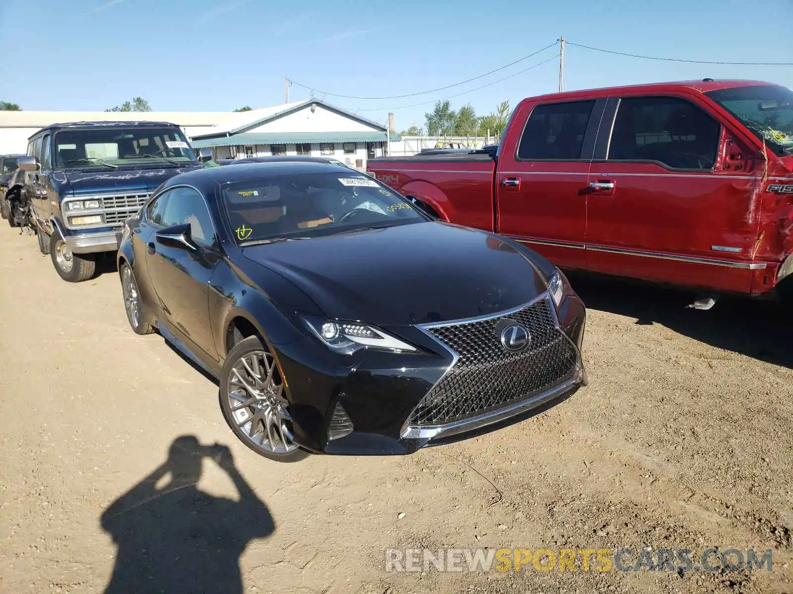 1 Photograph of a damaged car JTHS85BC4K5005034 LEXUS RX350 2019