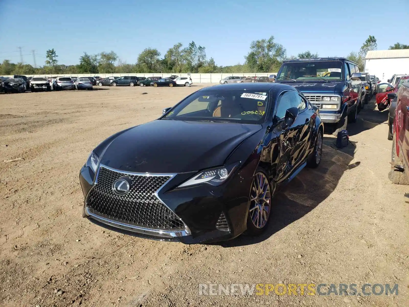 2 Photograph of a damaged car JTHS85BC4K5005034 LEXUS RX350 2019