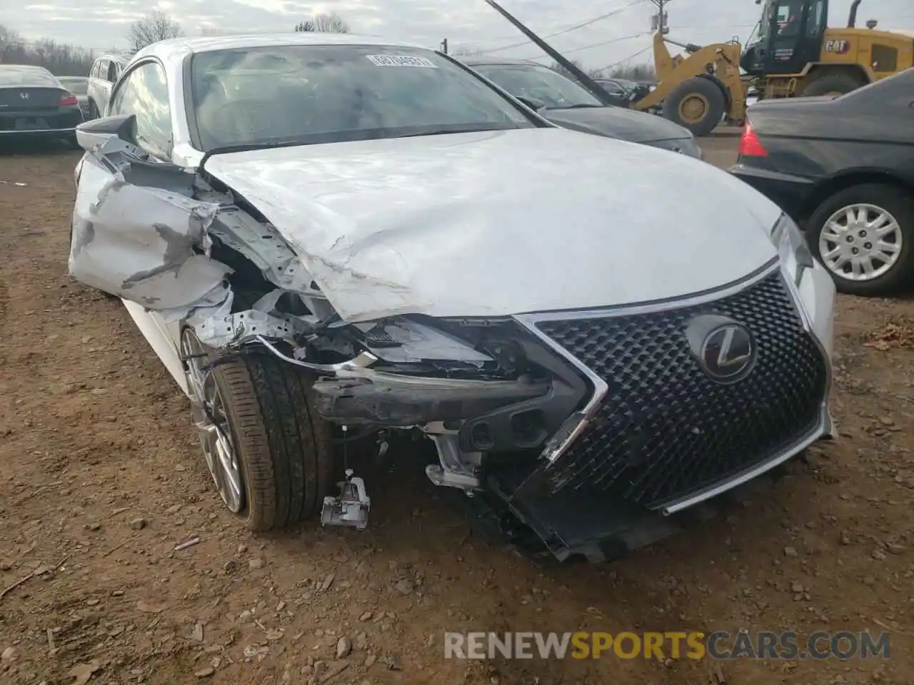 1 Photograph of a damaged car JTHS85BC9K5004896 LEXUS RX350 2019