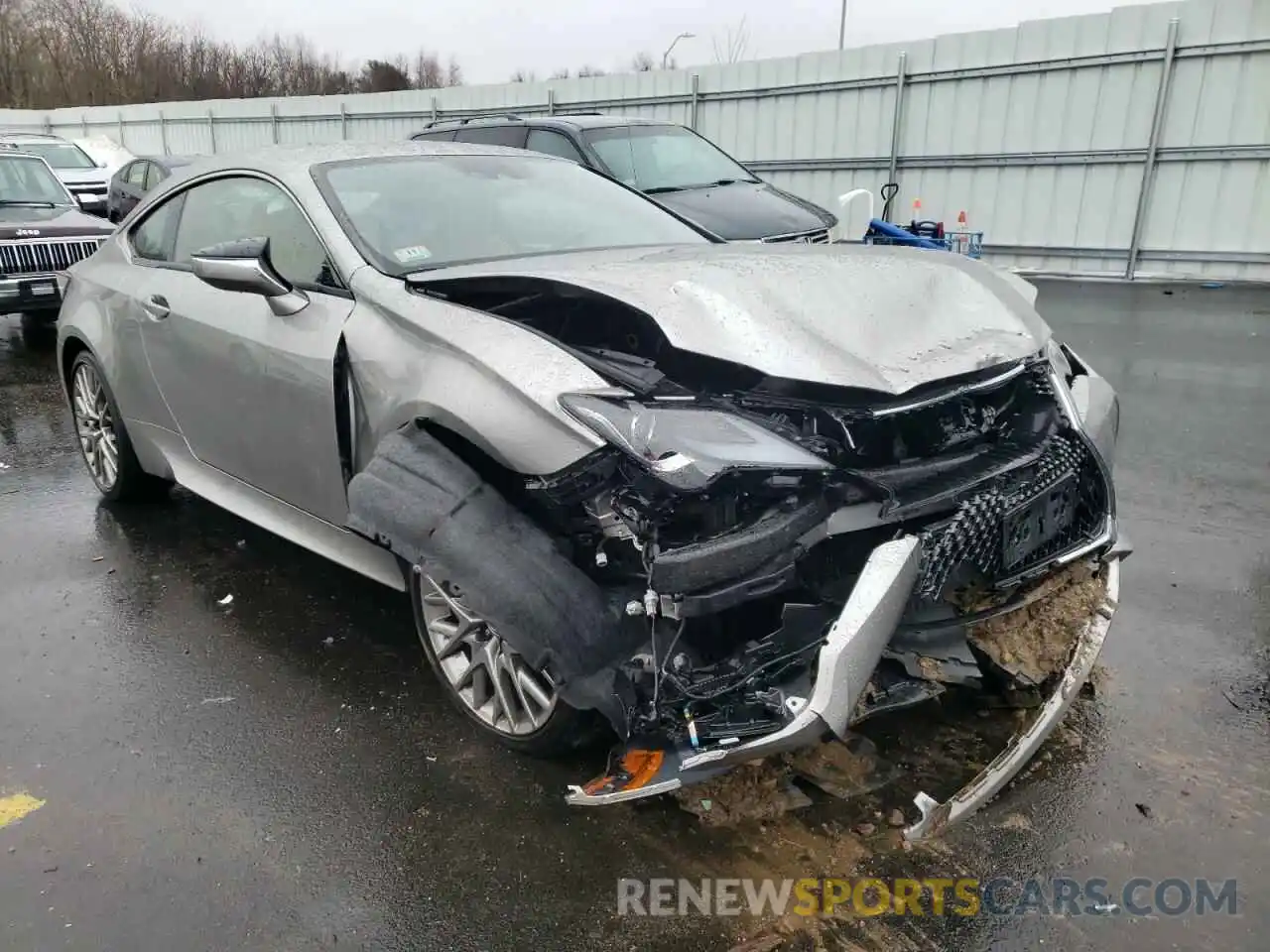 1 Photograph of a damaged car JTHS85BC9K5005286 LEXUS RX350 2019