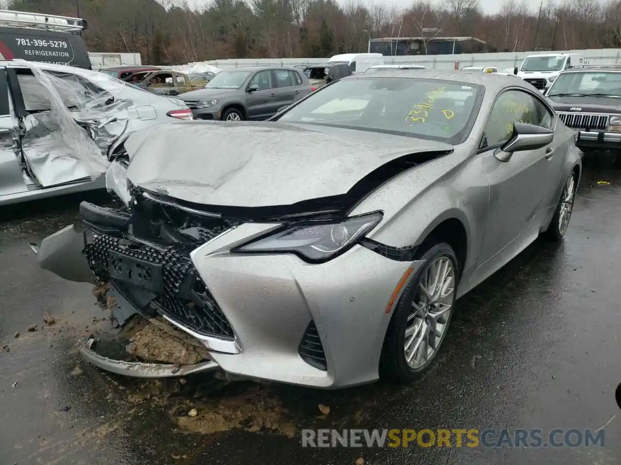 2 Photograph of a damaged car JTHS85BC9K5005286 LEXUS RX350 2019