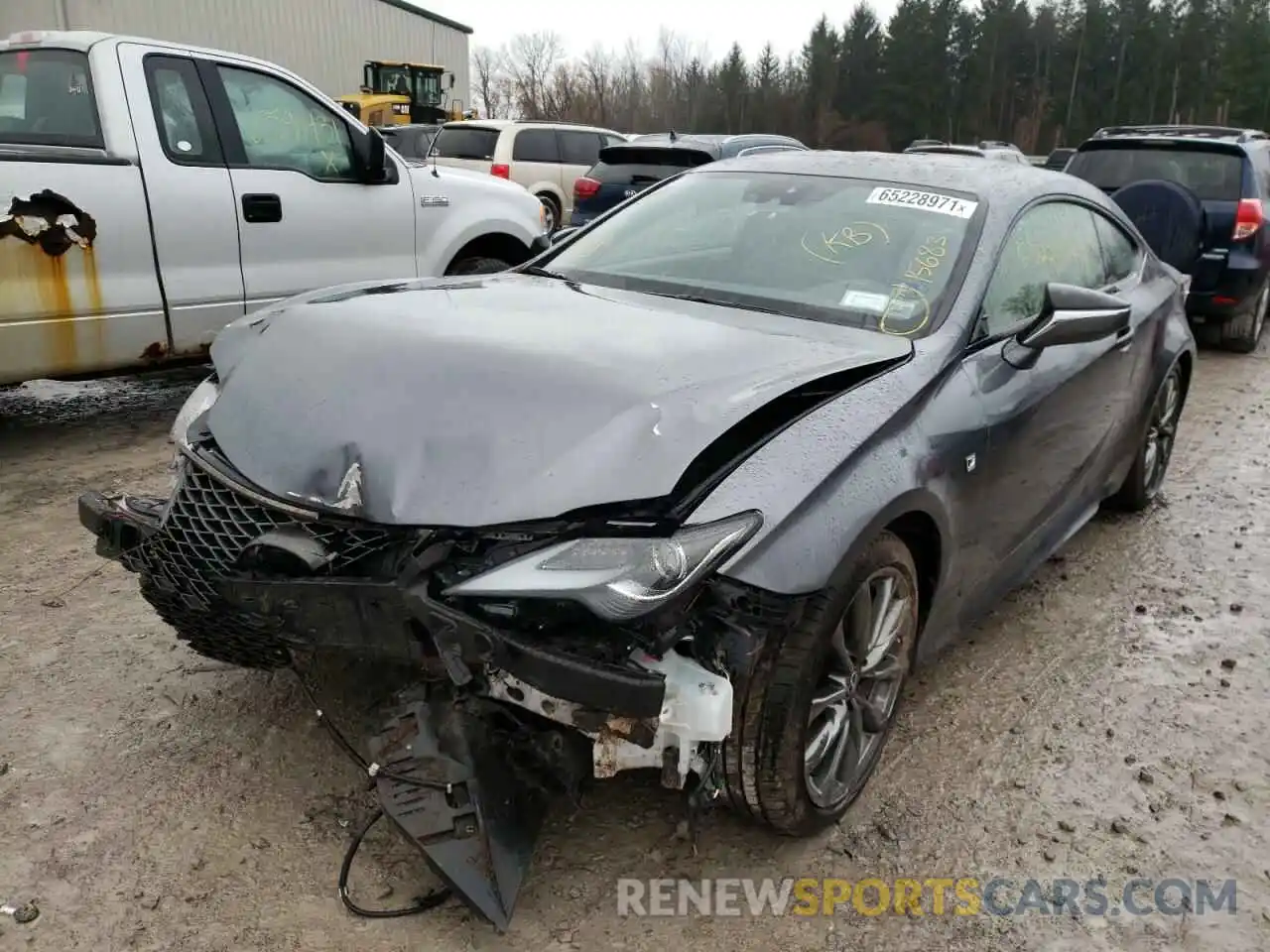 2 Photograph of a damaged car JTHSZ5BC2K5009385 LEXUS RX350 2019