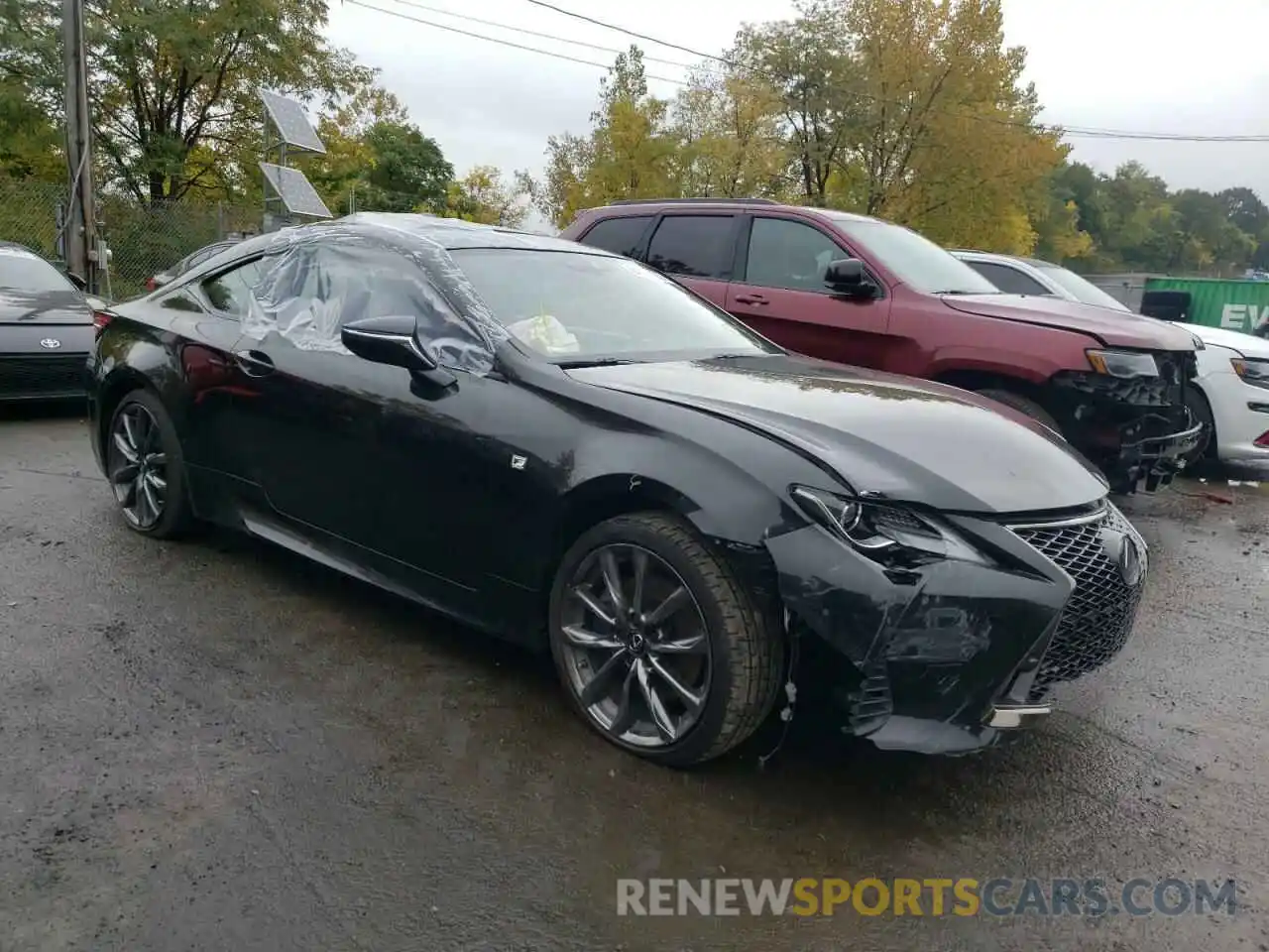 1 Photograph of a damaged car JTHSZ5BC3K5009637 LEXUS RX350 2019