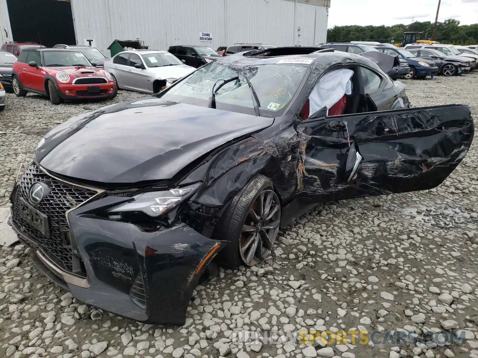 2 Photograph of a damaged car JTHSZ5BC8K5009343 LEXUS RX350 2019