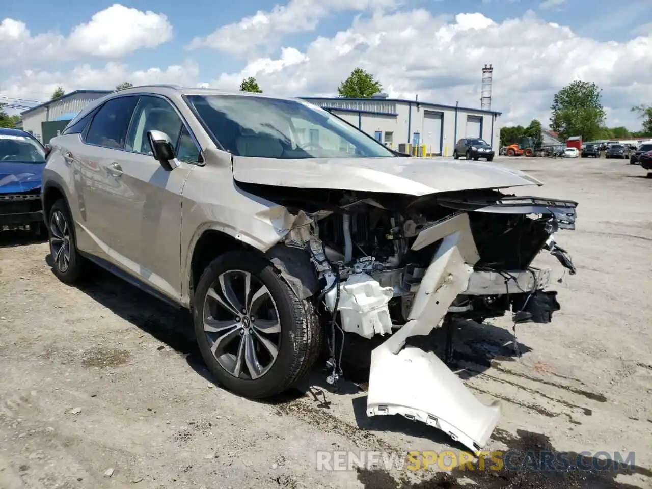 1 Photograph of a damaged car JTJBZMCA0K2039072 LEXUS RX350 2019