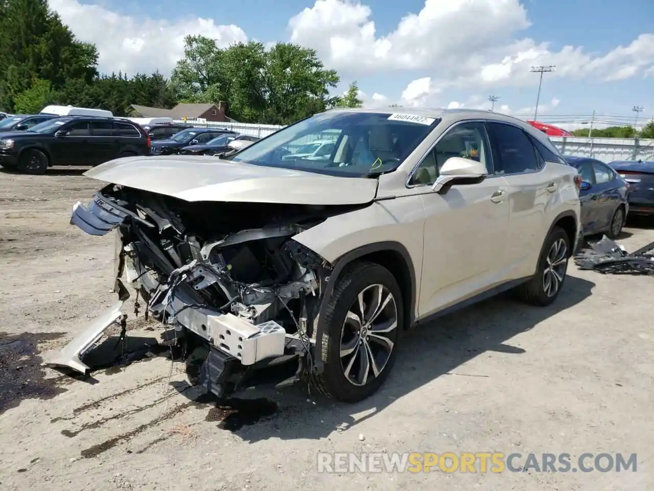 2 Photograph of a damaged car JTJBZMCA0K2039072 LEXUS RX350 2019