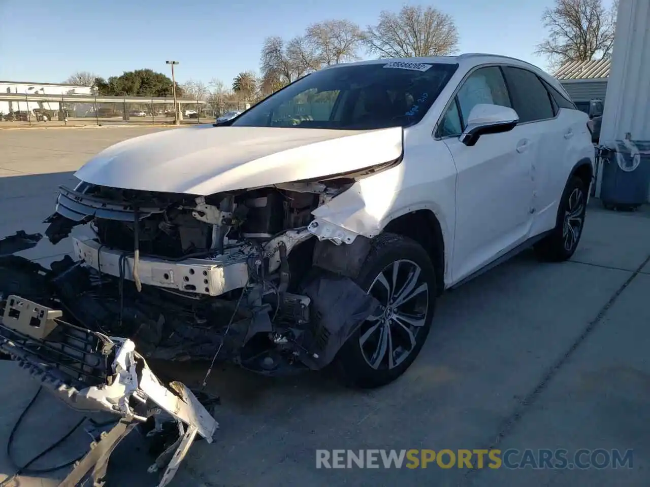 2 Photograph of a damaged car JTJBZMCA0K2039816 LEXUS RX350 2019