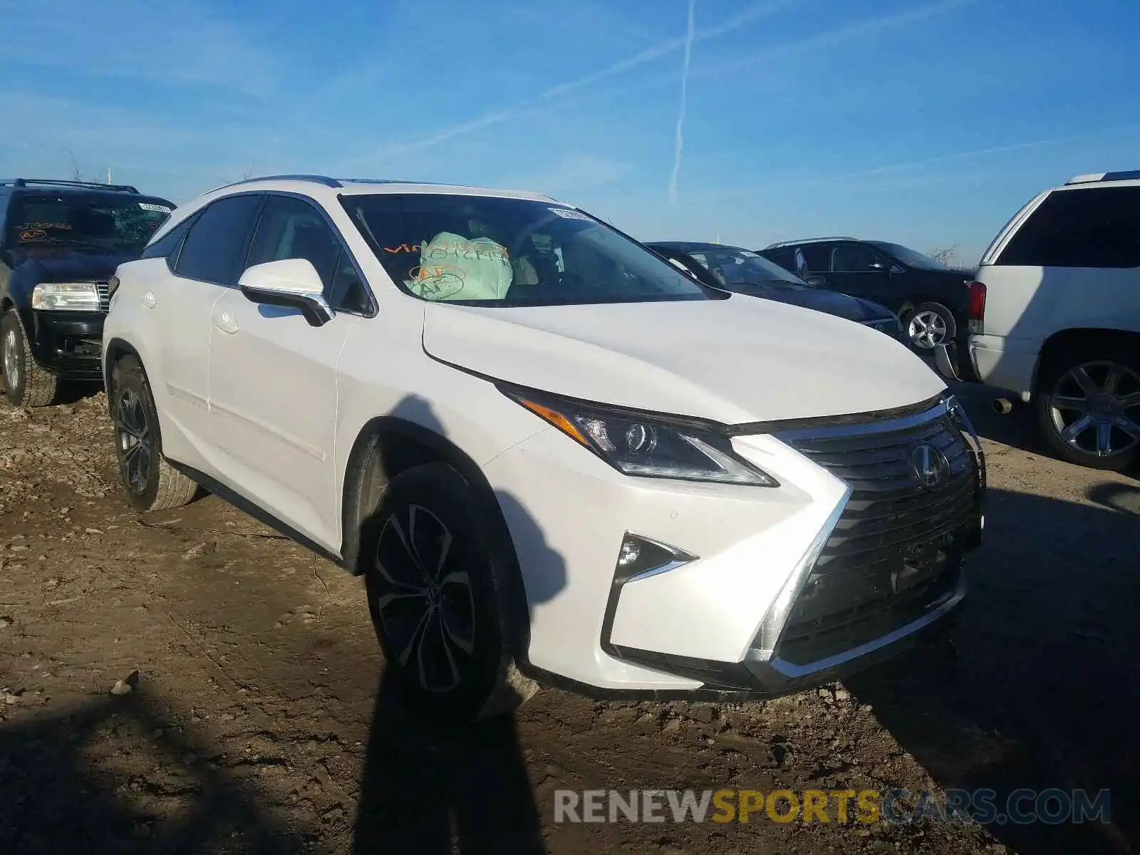 1 Photograph of a damaged car JTJBZMCA2K2042149 LEXUS RX350 2019