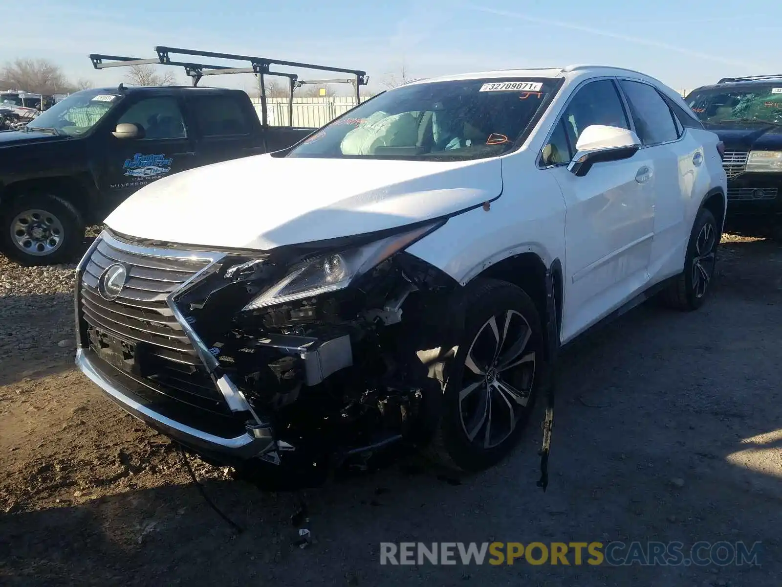 2 Photograph of a damaged car JTJBZMCA2K2042149 LEXUS RX350 2019