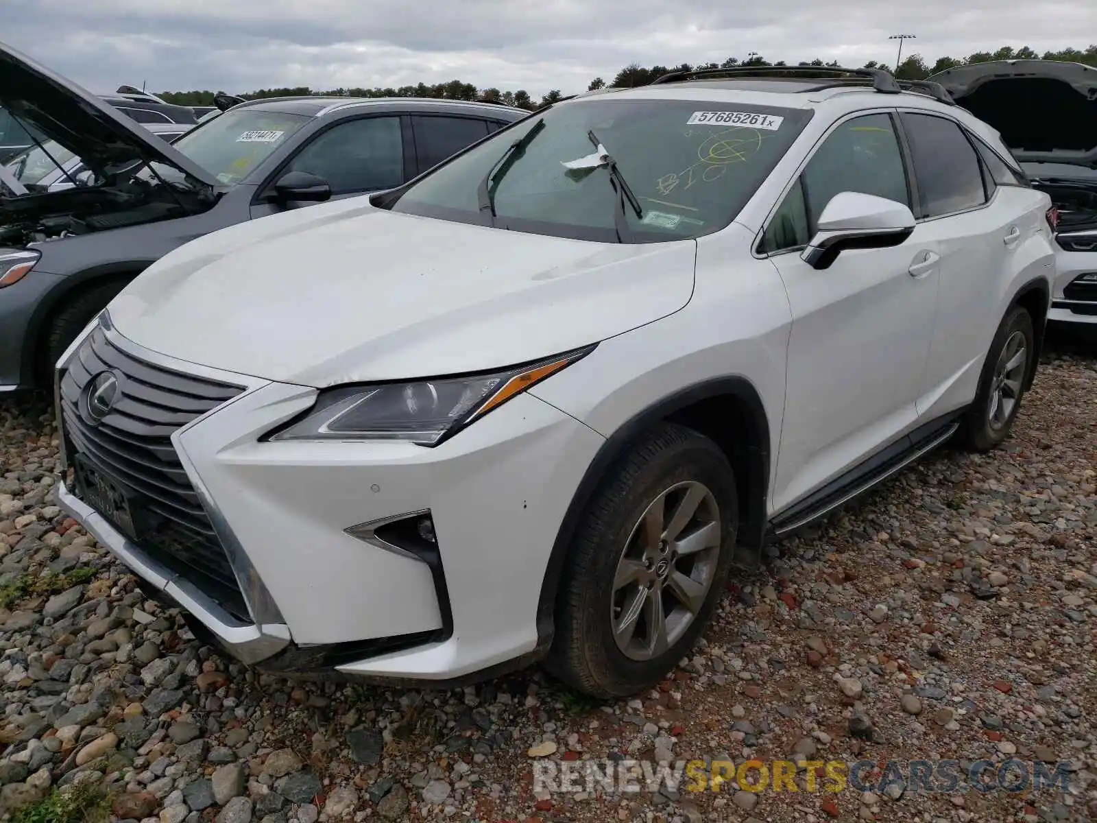 2 Photograph of a damaged car JTJBZMCA4K2039334 LEXUS RX350 2019