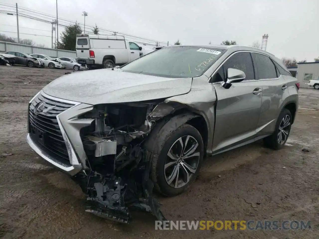 2 Фотография поврежденного автомобиля JTJBZMCA4K2039740 LEXUS RX350 2019