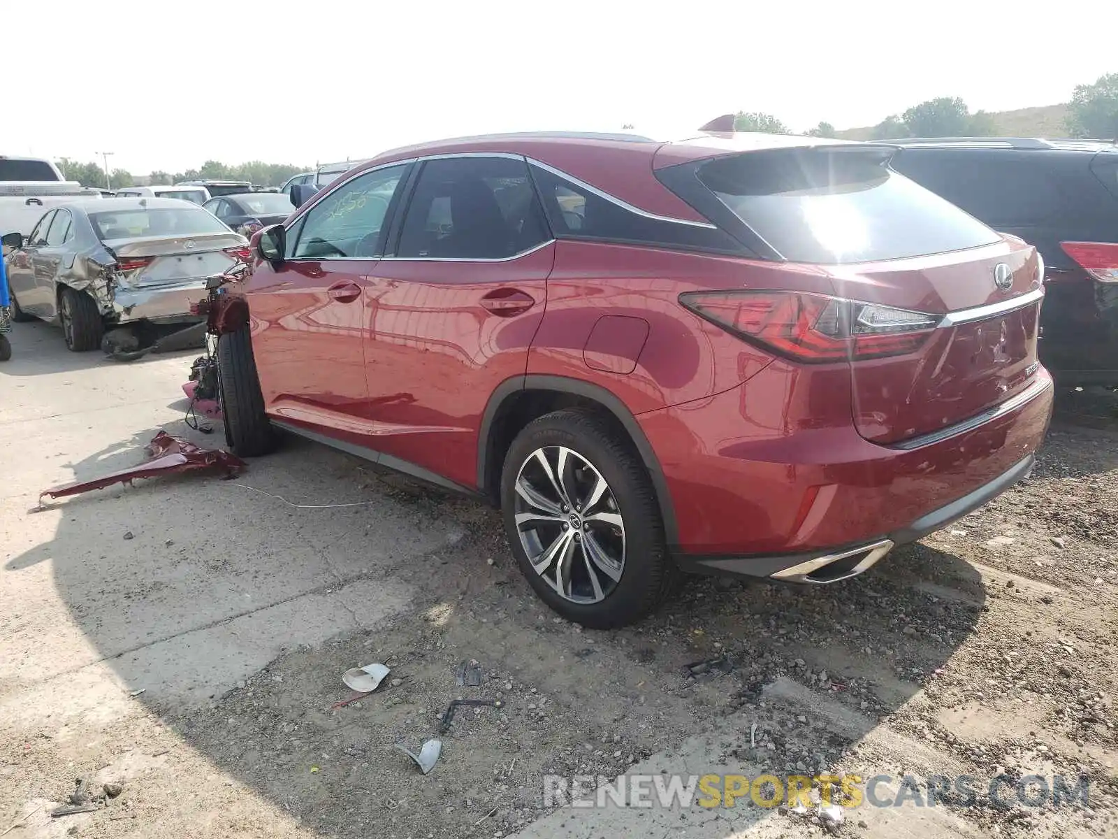 3 Photograph of a damaged car JTJBZMCA4K2043125 LEXUS RX350 2019