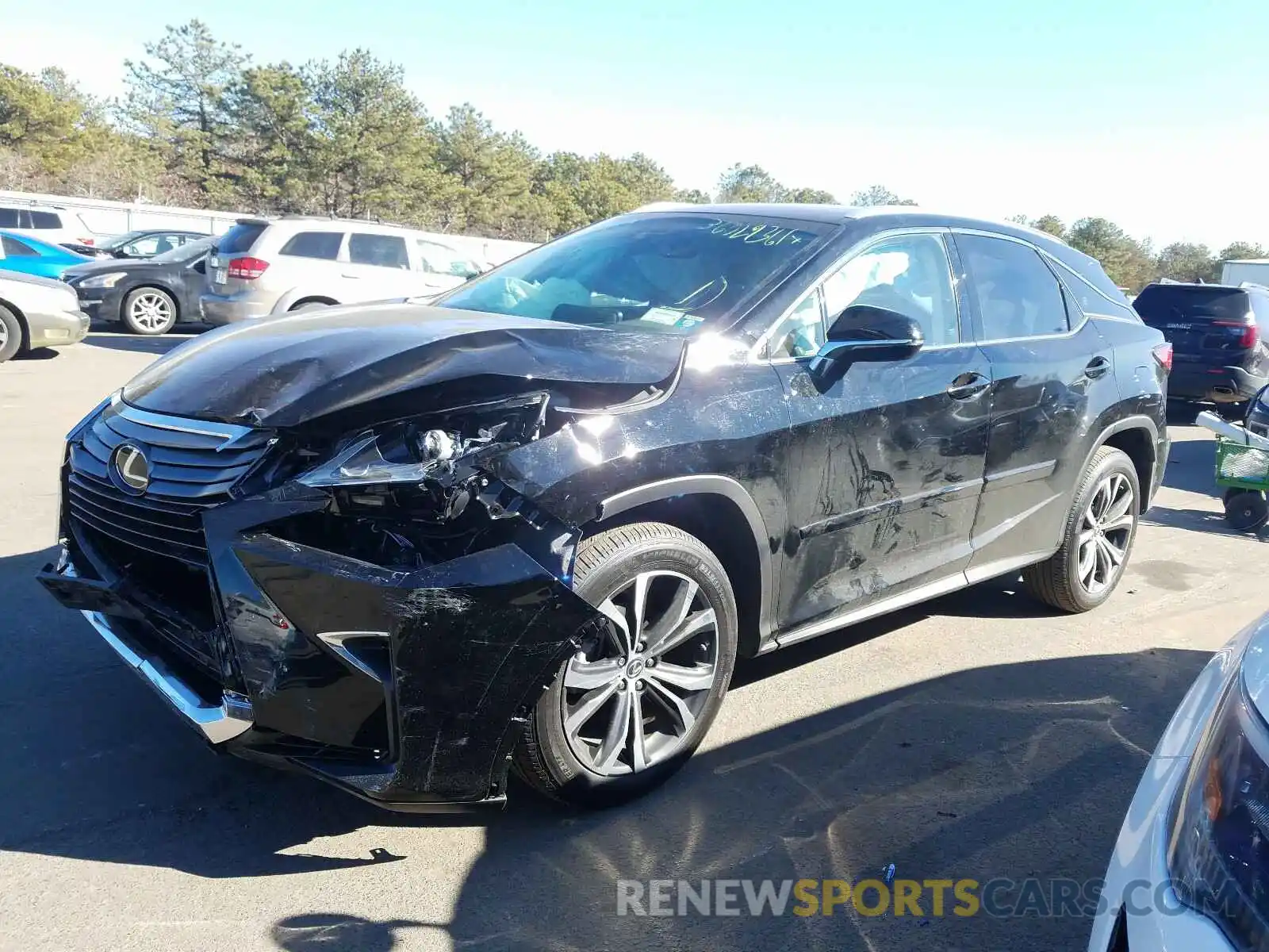 2 Photograph of a damaged car JTJBZMCA5K2040878 LEXUS RX350 2019