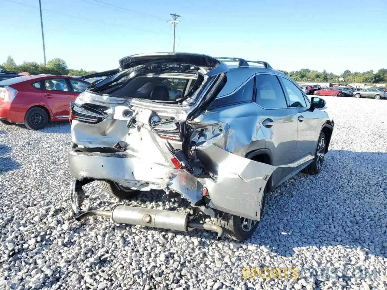 4 Photograph of a damaged car JTJBZMCA7K2039246 LEXUS RX350 2019