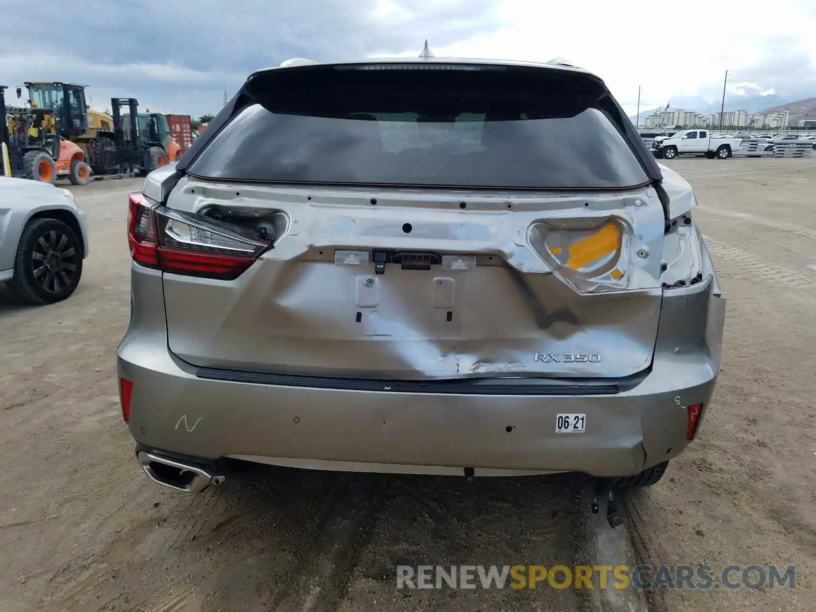 9 Photograph of a damaged car JTJBZMCA7K2044561 LEXUS RX350 2019