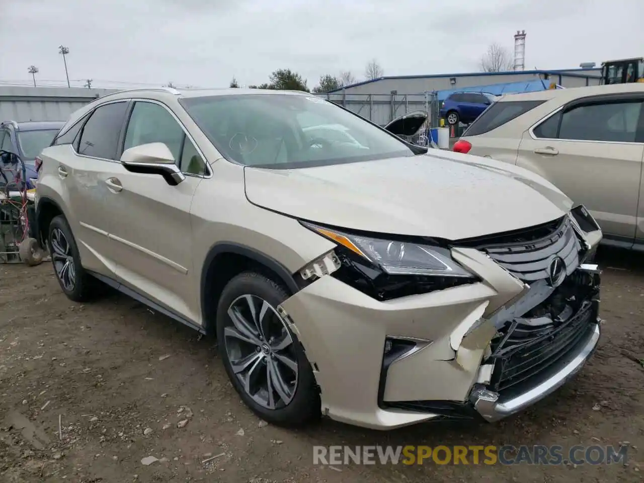 1 Photograph of a damaged car JTJBZMCA8K2040924 LEXUS RX350 2019