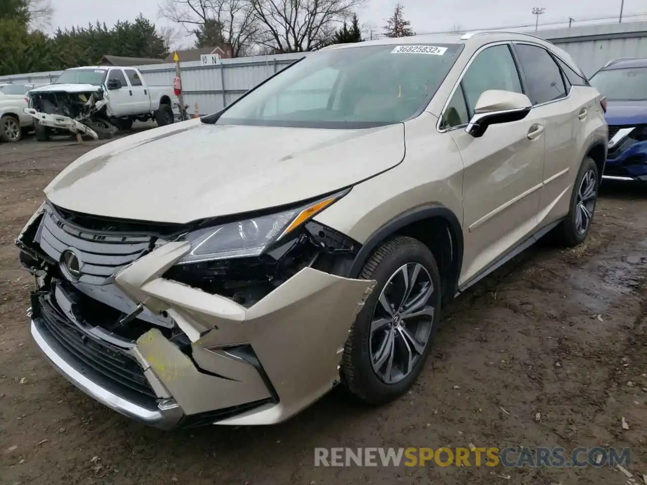 2 Photograph of a damaged car JTJBZMCA8K2040924 LEXUS RX350 2019