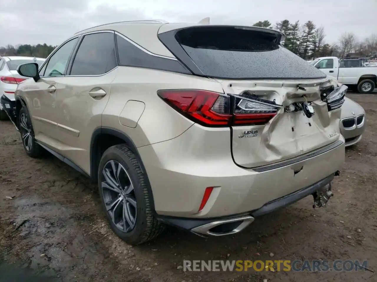 3 Фотография поврежденного автомобиля JTJBZMCA8K2040924 LEXUS RX350 2019