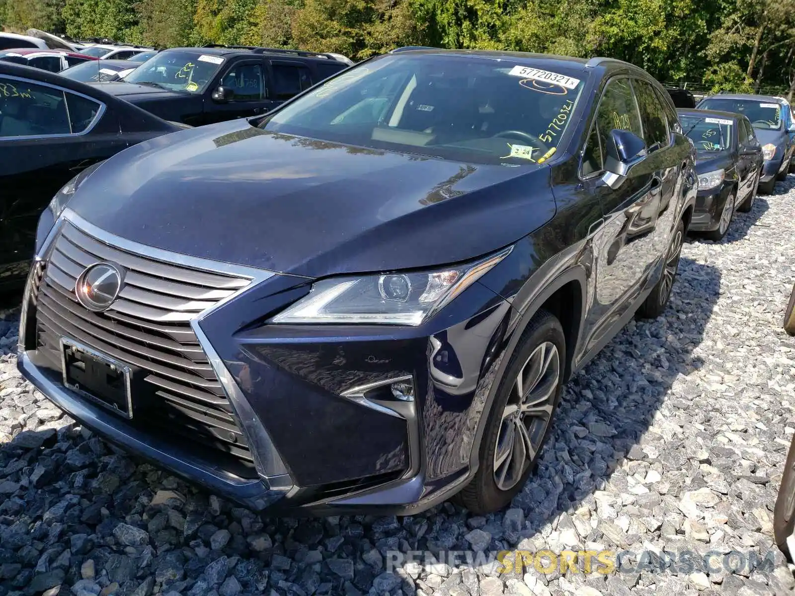 2 Photograph of a damaged car JTJDZKCA0K2017571 LEXUS RX350 2019