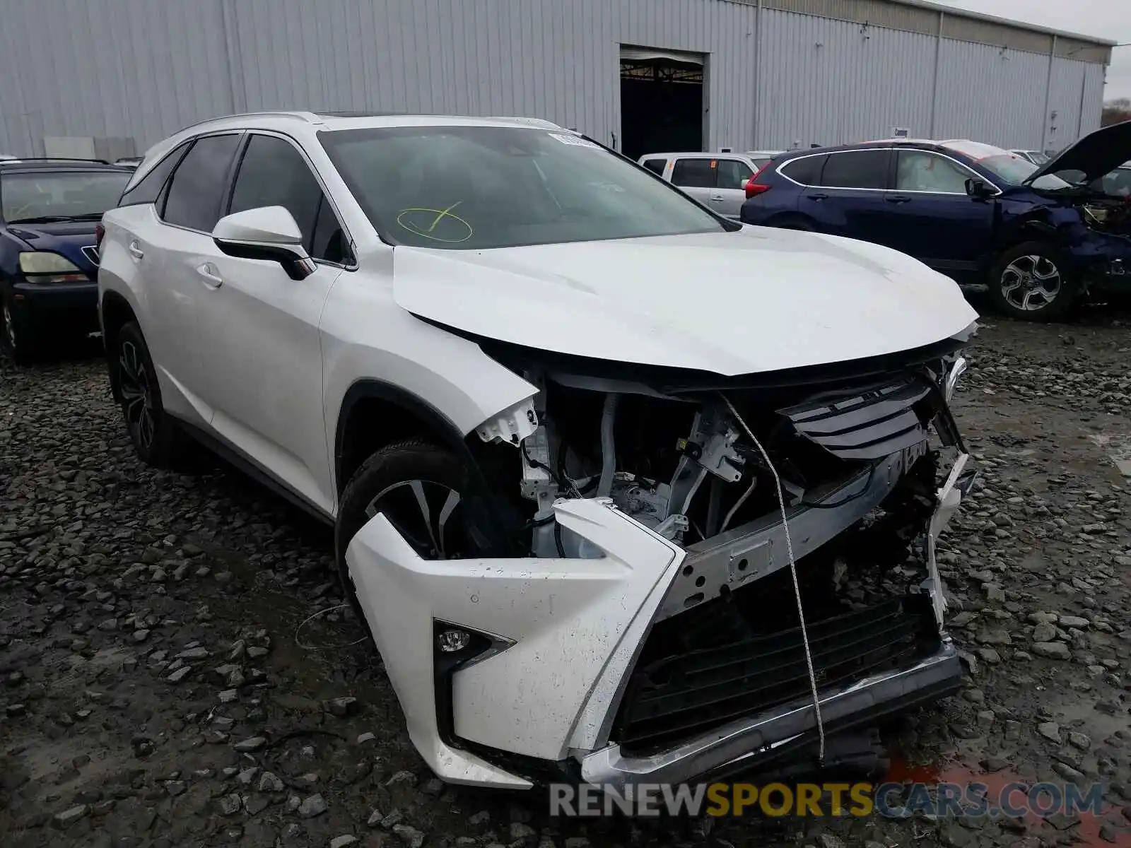 1 Photograph of a damaged car JTJDZKCA3K2015149 LEXUS RX350 2019