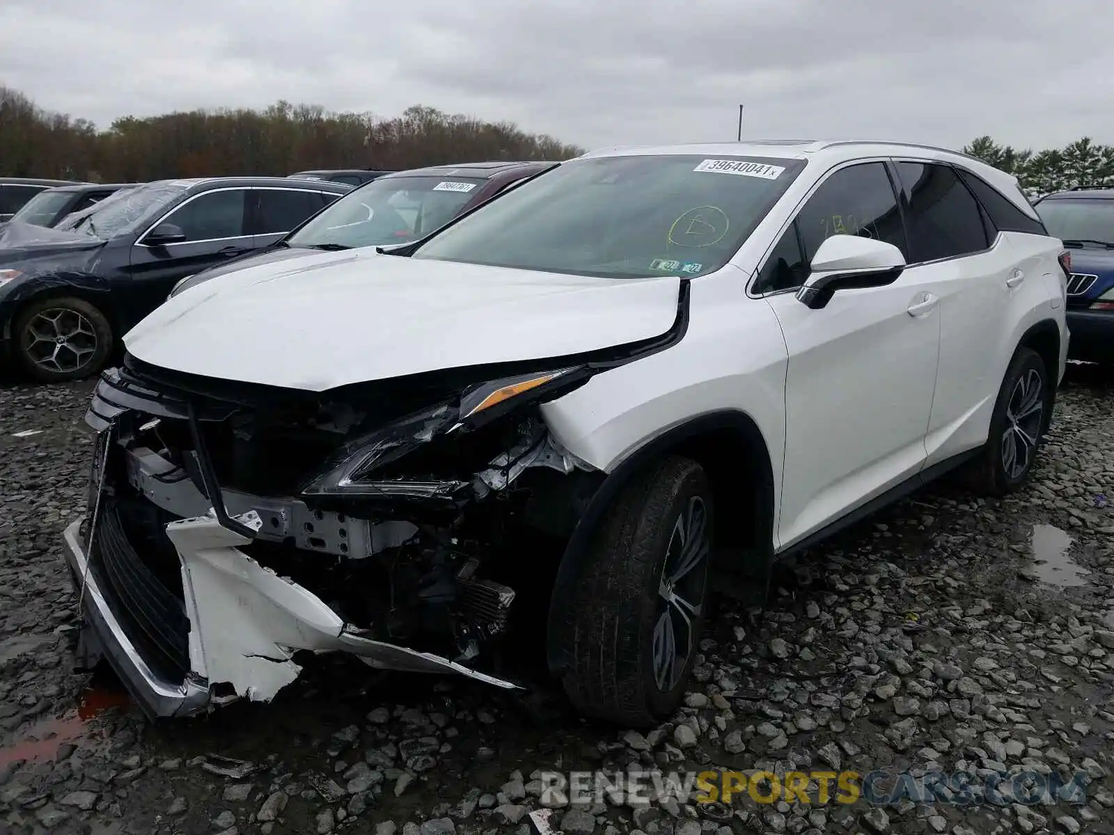 2 Photograph of a damaged car JTJDZKCA3K2015149 LEXUS RX350 2019