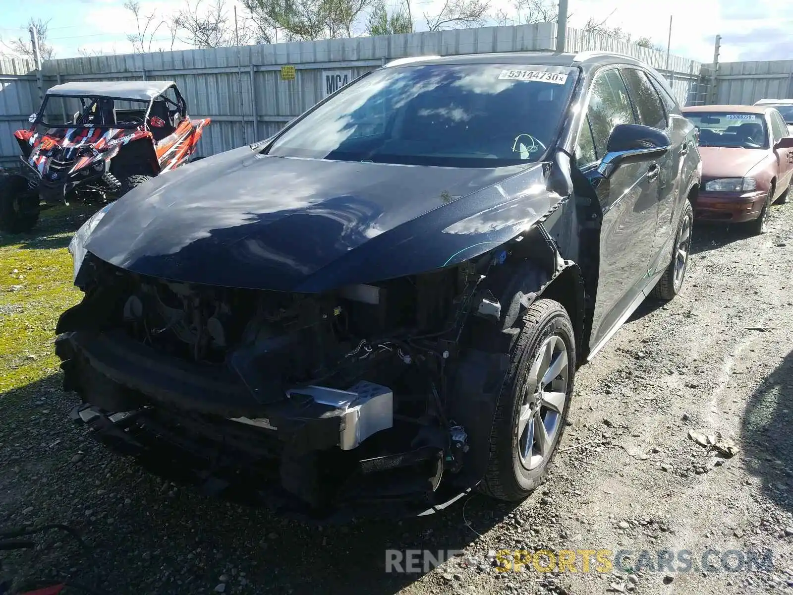 2 Photograph of a damaged car JTJDZKCA4K2016424 LEXUS RX350 2019