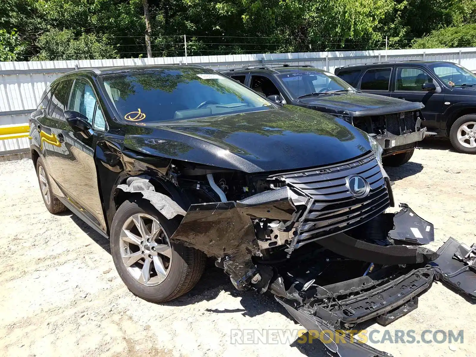 1 Photograph of a damaged car JTJDZKCA4K2020344 LEXUS RX350 2019