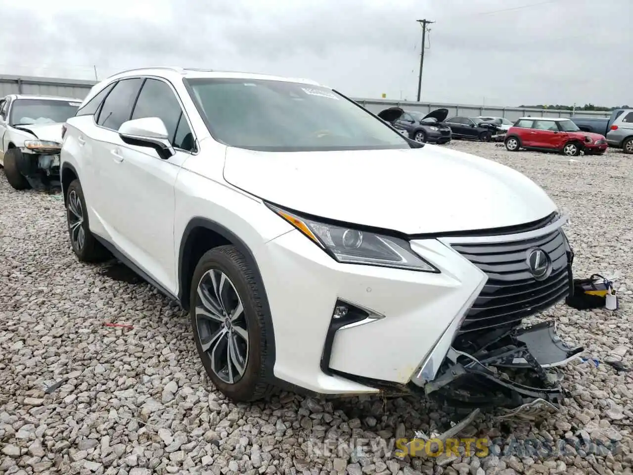 1 Photograph of a damaged car JTJDZKCA5K2020174 LEXUS RX350 2019