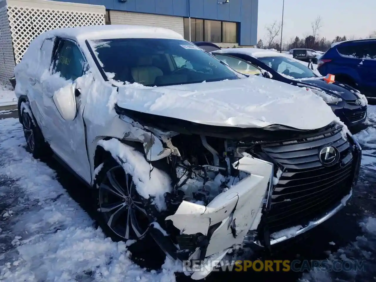 1 Photograph of a damaged car JTJDZKCA6K2015730 LEXUS RX350 2019