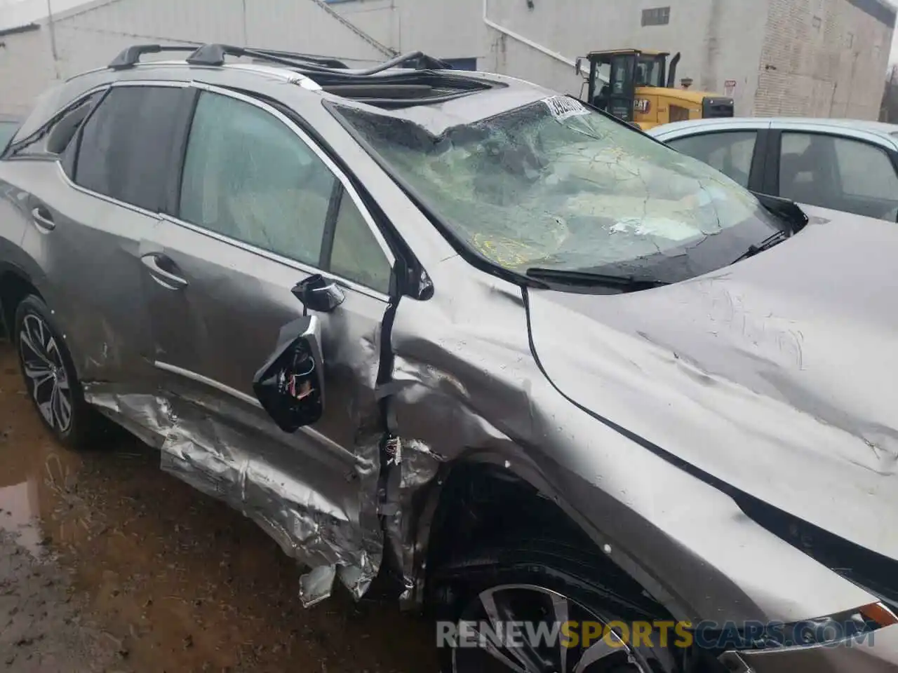 9 Photograph of a damaged car JTJDZKCA7K2016160 LEXUS RX350 2019