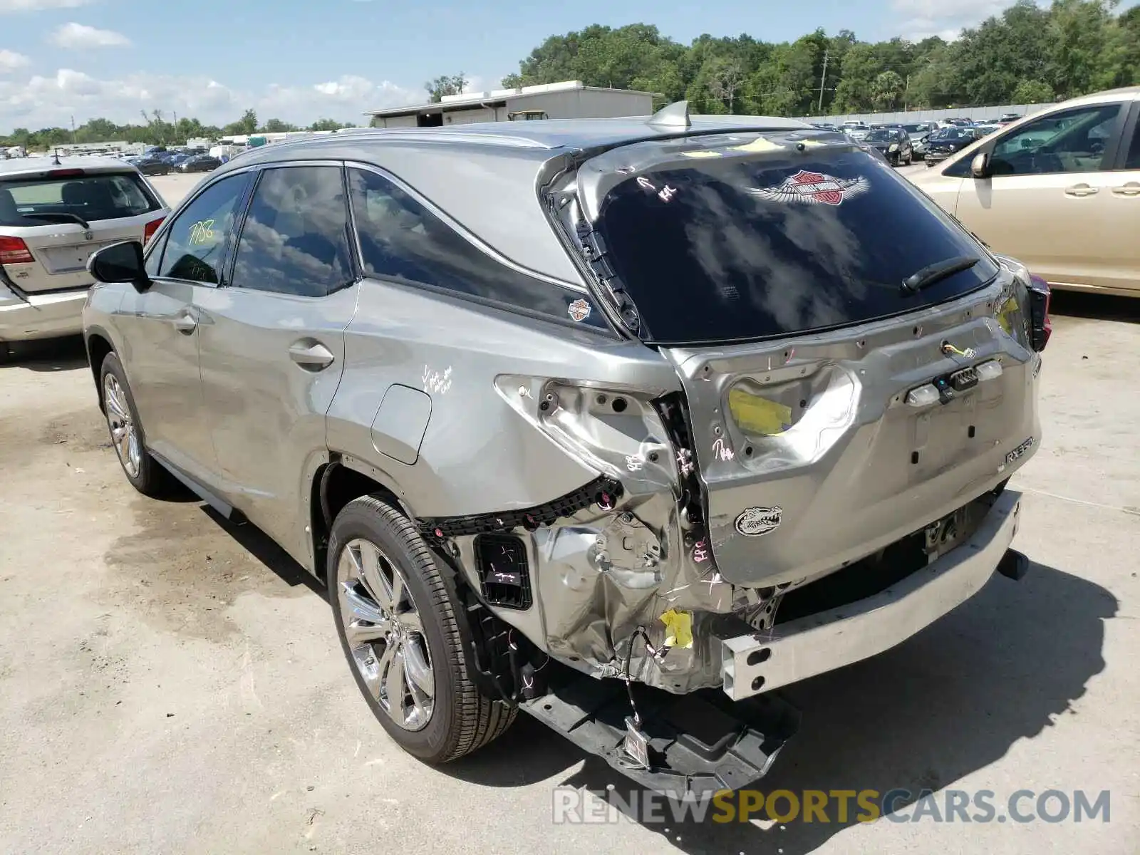 3 Photograph of a damaged car JTJDZKCA8K2015132 LEXUS RX350 2019