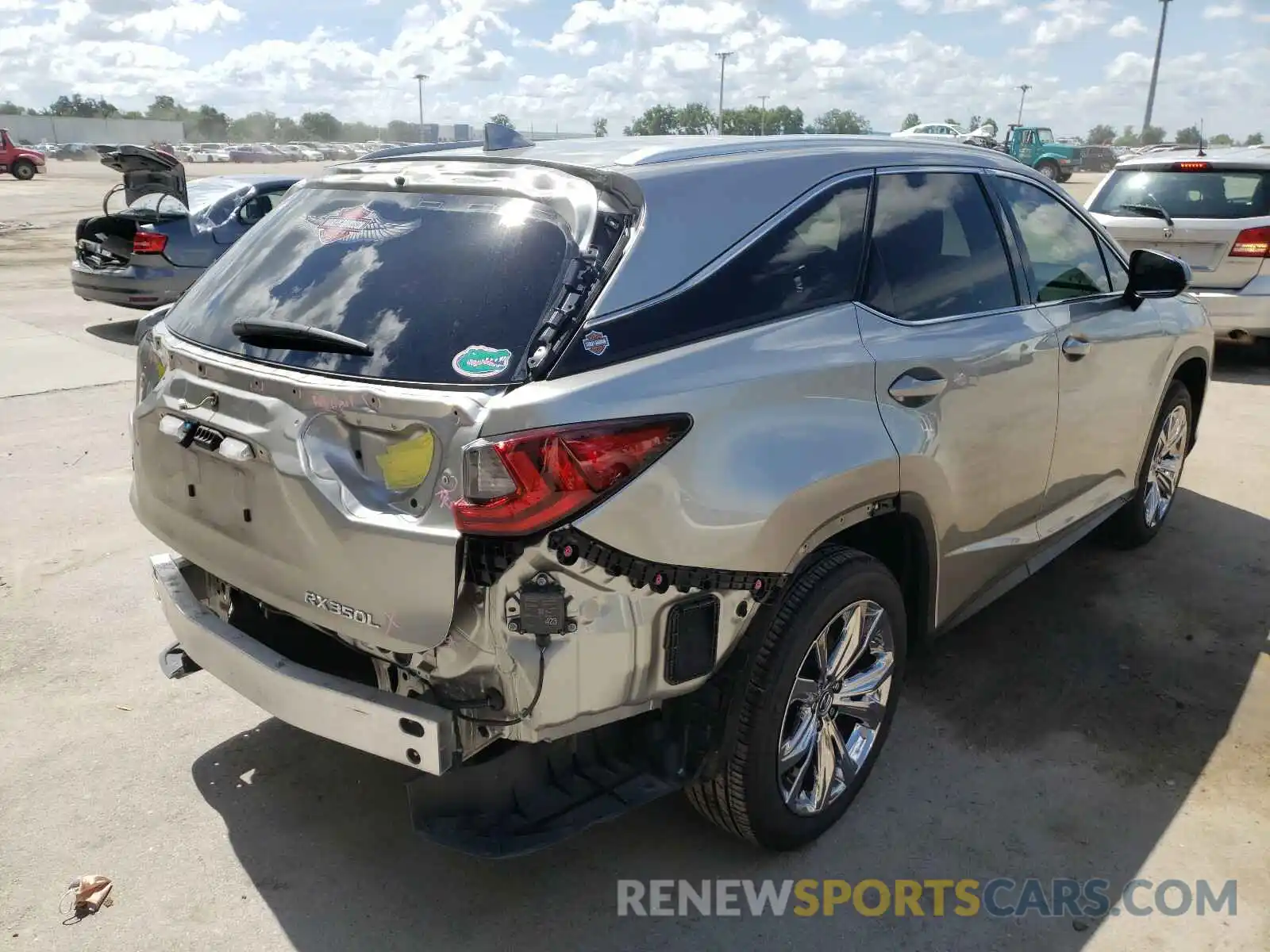 4 Photograph of a damaged car JTJDZKCA8K2015132 LEXUS RX350 2019