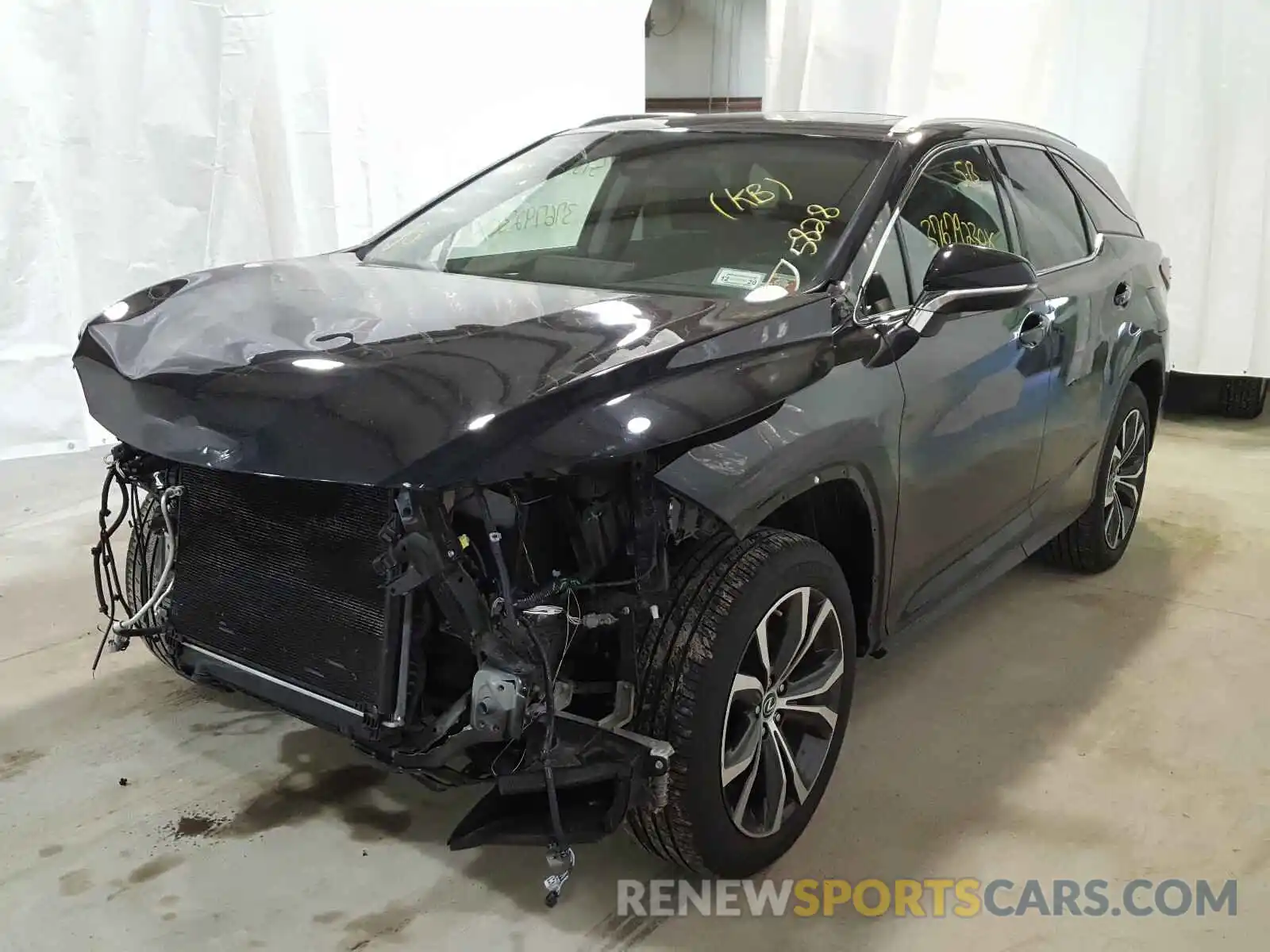 2 Photograph of a damaged car JTJDZKCA8K2015471 LEXUS RX350 2019