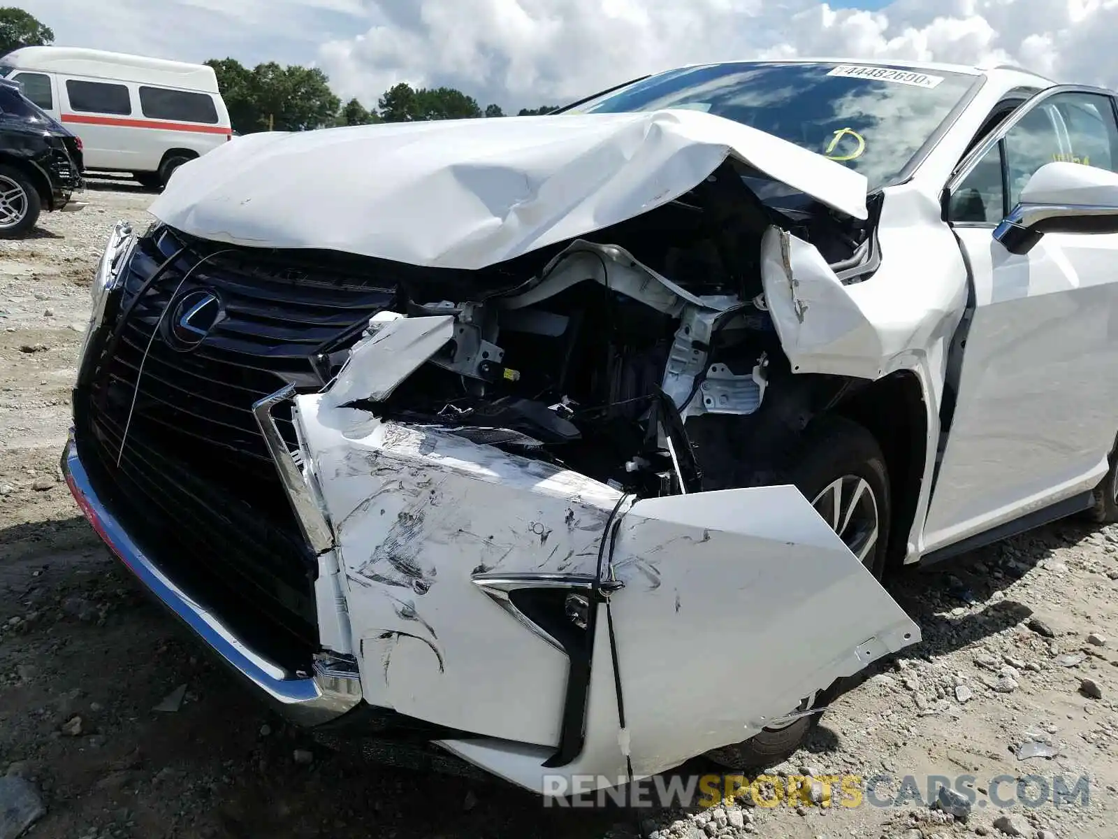 9 Photograph of a damaged car JTJDZKCAXK2014984 LEXUS RX350 2019